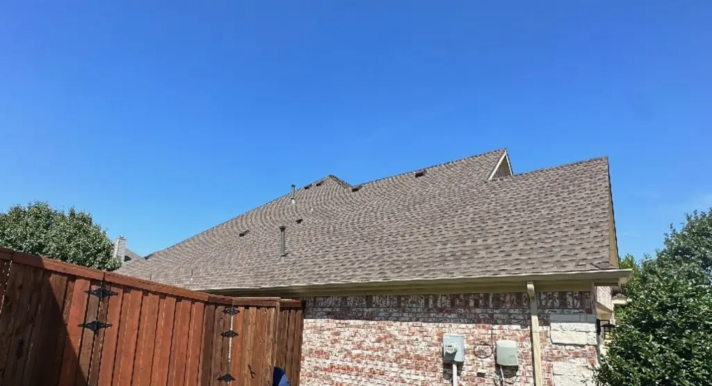 Completed roof replacement project in Coal City